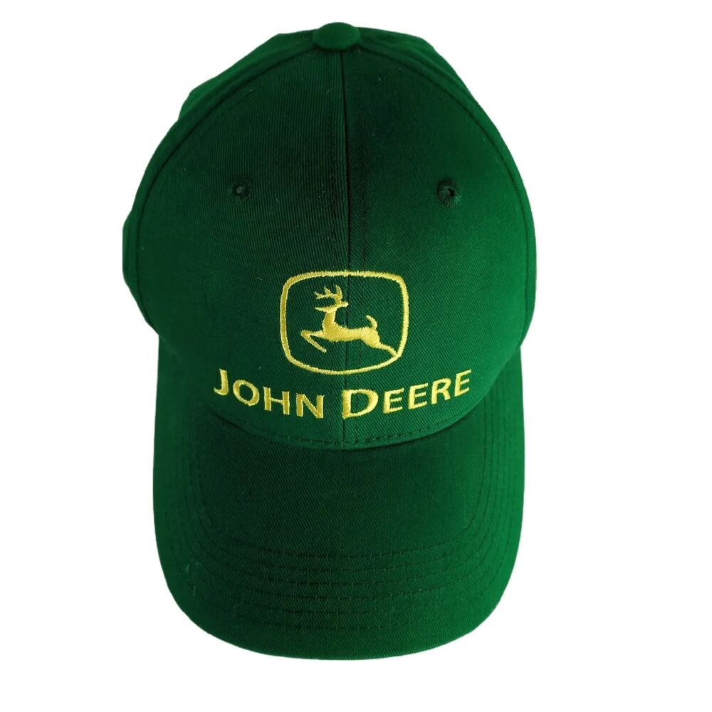 JOHN DEERE Logo Green Baseball Hat Ball Cap, James River Equipment ProWear Farm‎